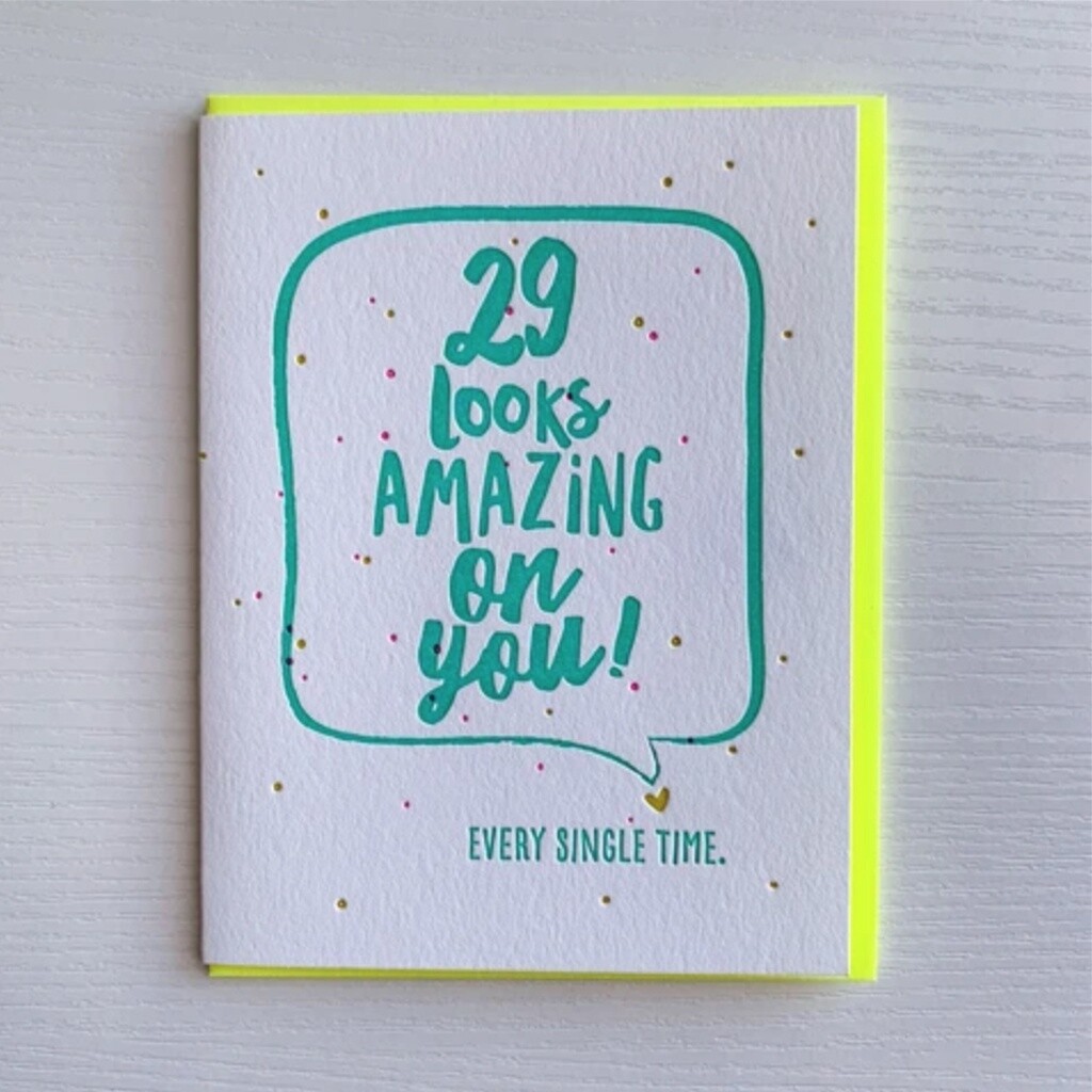 29ish Birthday Card