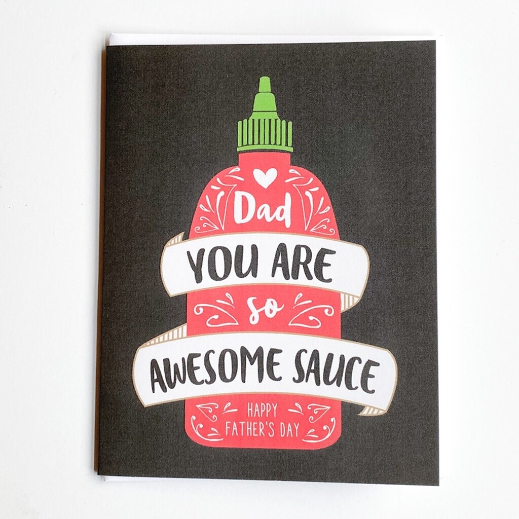 Dad Awesomesauce Card