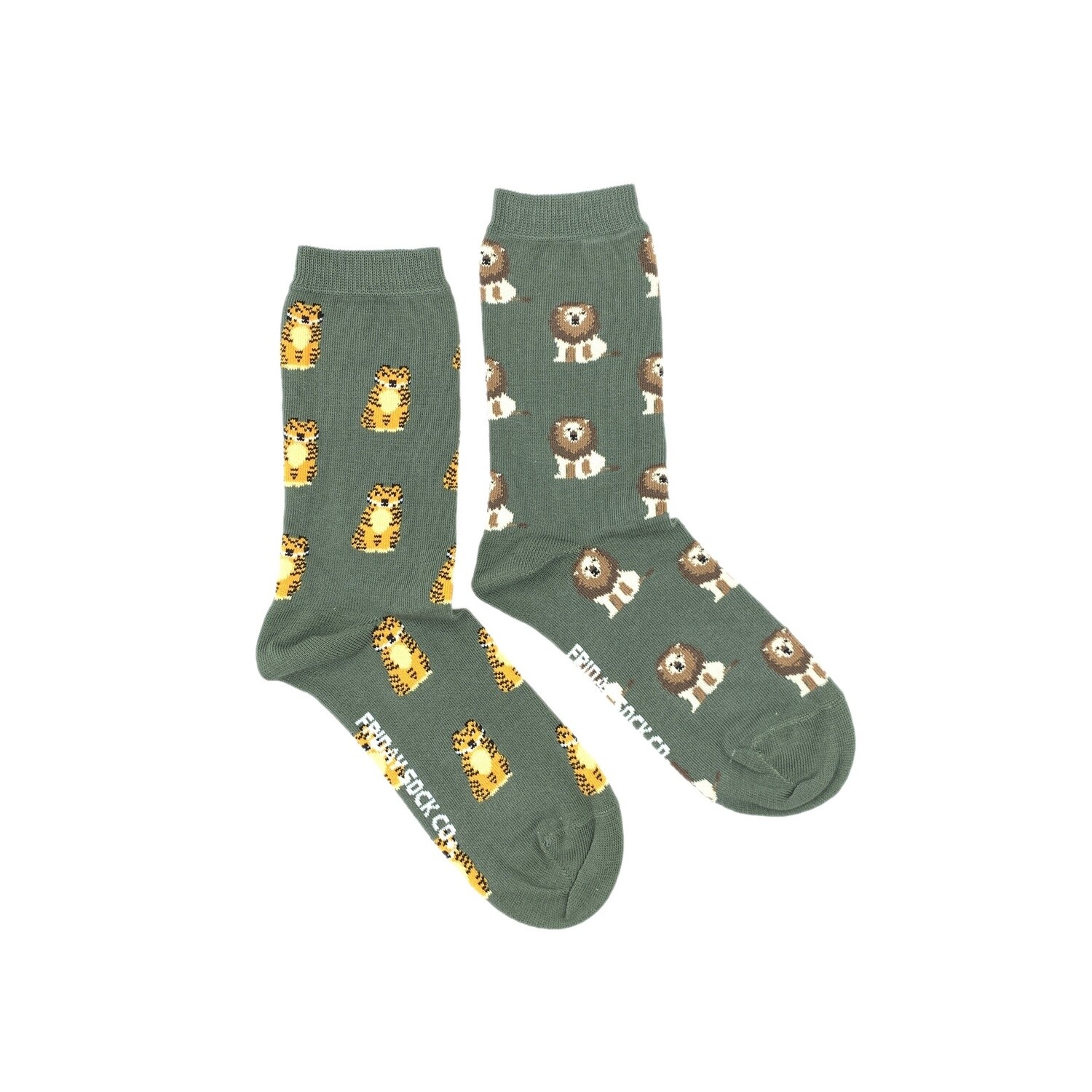 Women&#39;s Lion &amp; Tiger Socks