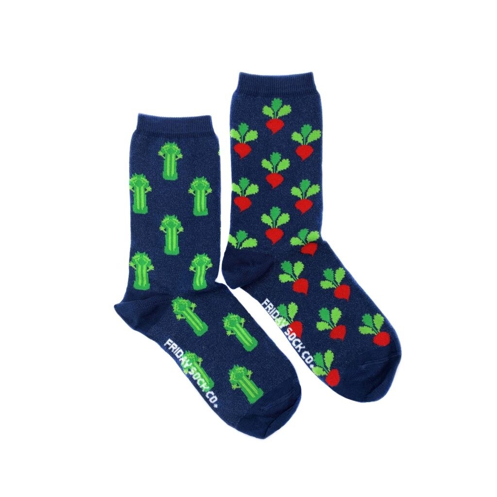 Women&#39;s Celery &amp; Radish Veggie Socks
