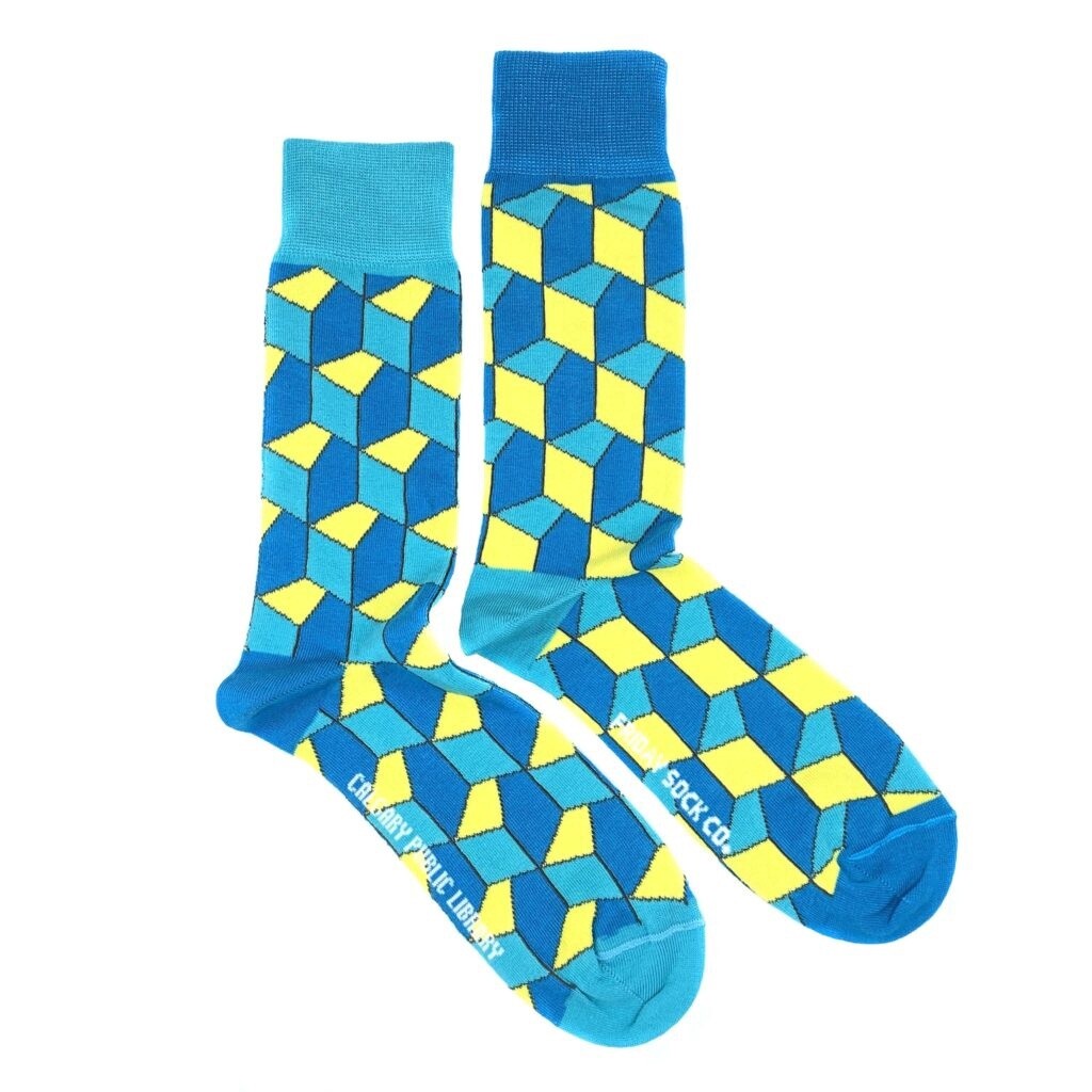 Men&#39;s Calgary Library Pentagon Socks