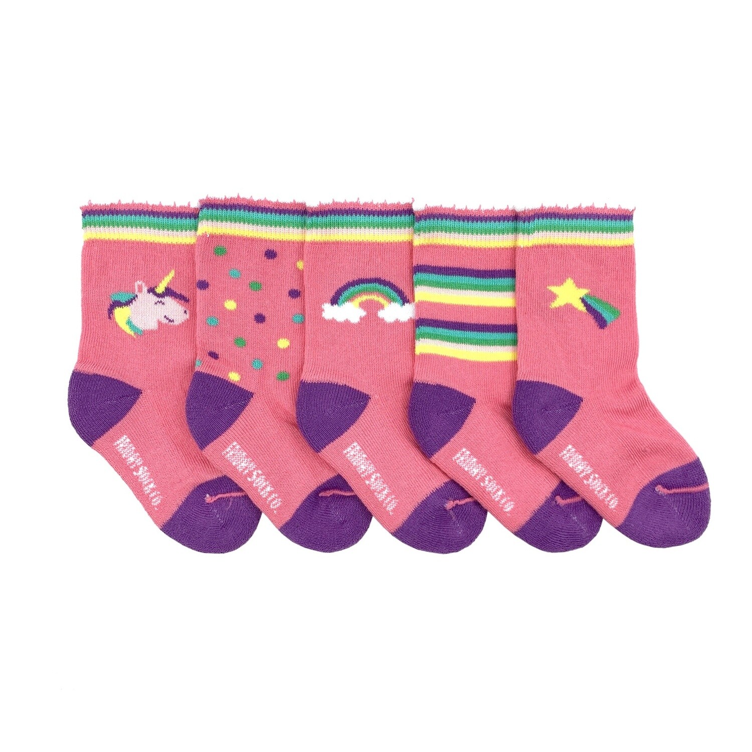 Baby Unicorn &amp; Rainbow Socks