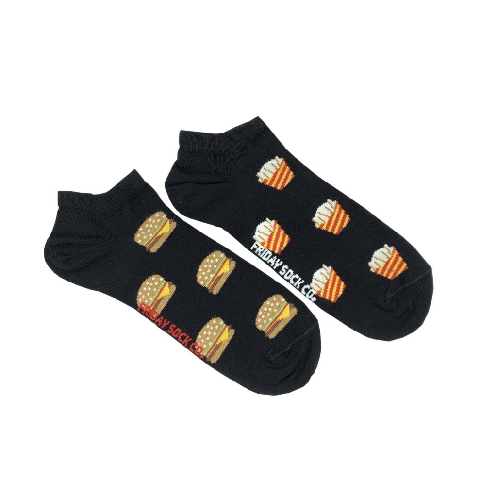 Men&#39;s Fries &amp; Burger Ankle Socks
