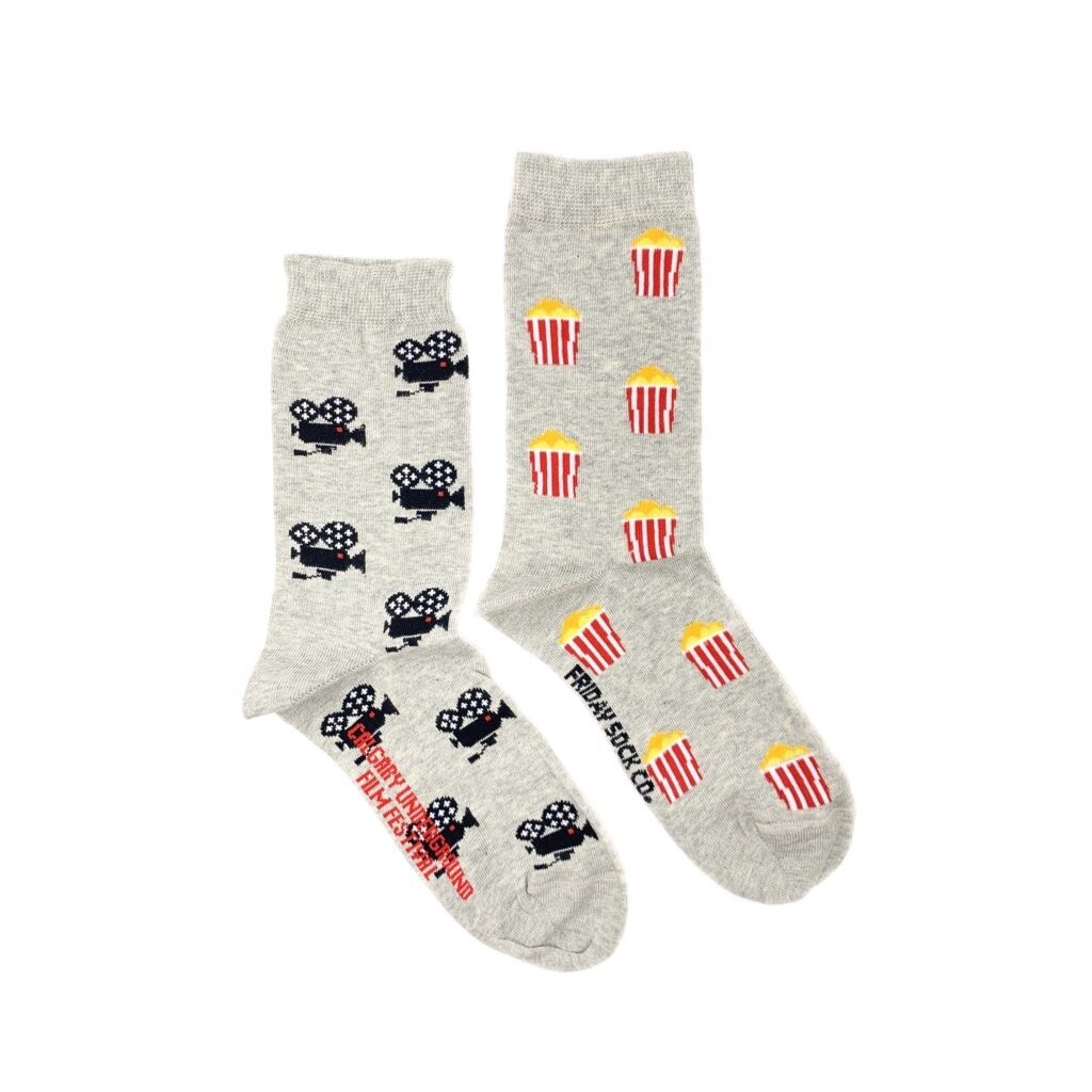 Women&#39;s Movie Camera &amp; Popcorn Socks