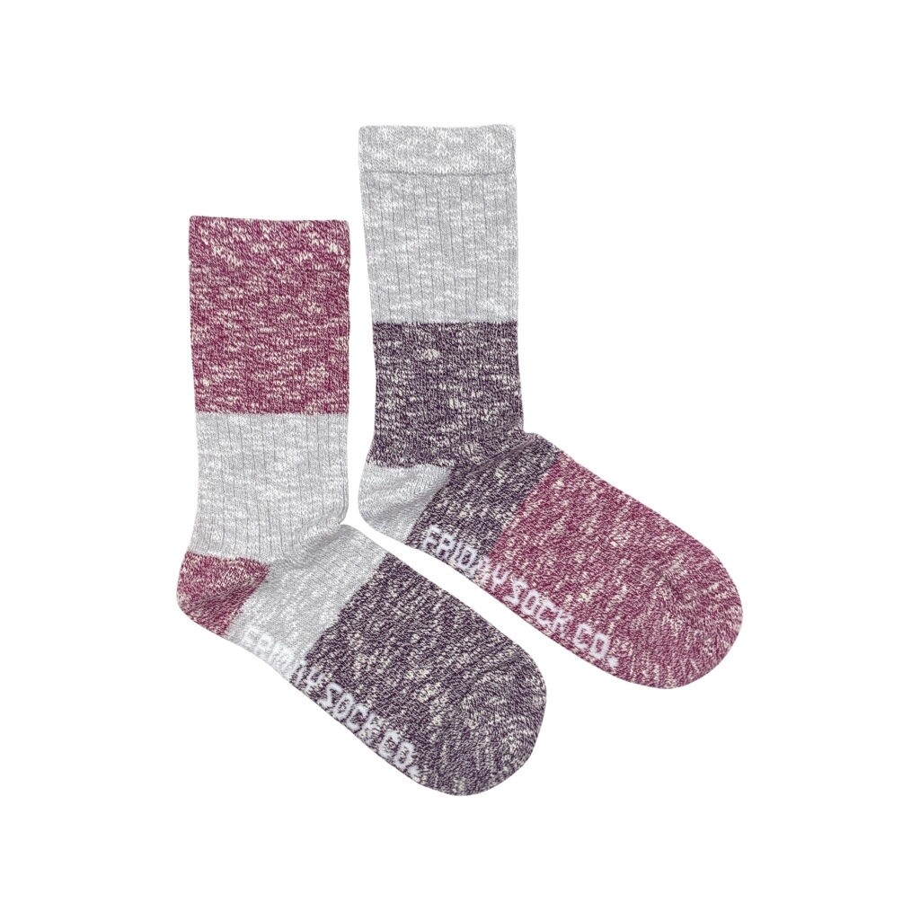 Women&#39;s Black Berry Camp Socks