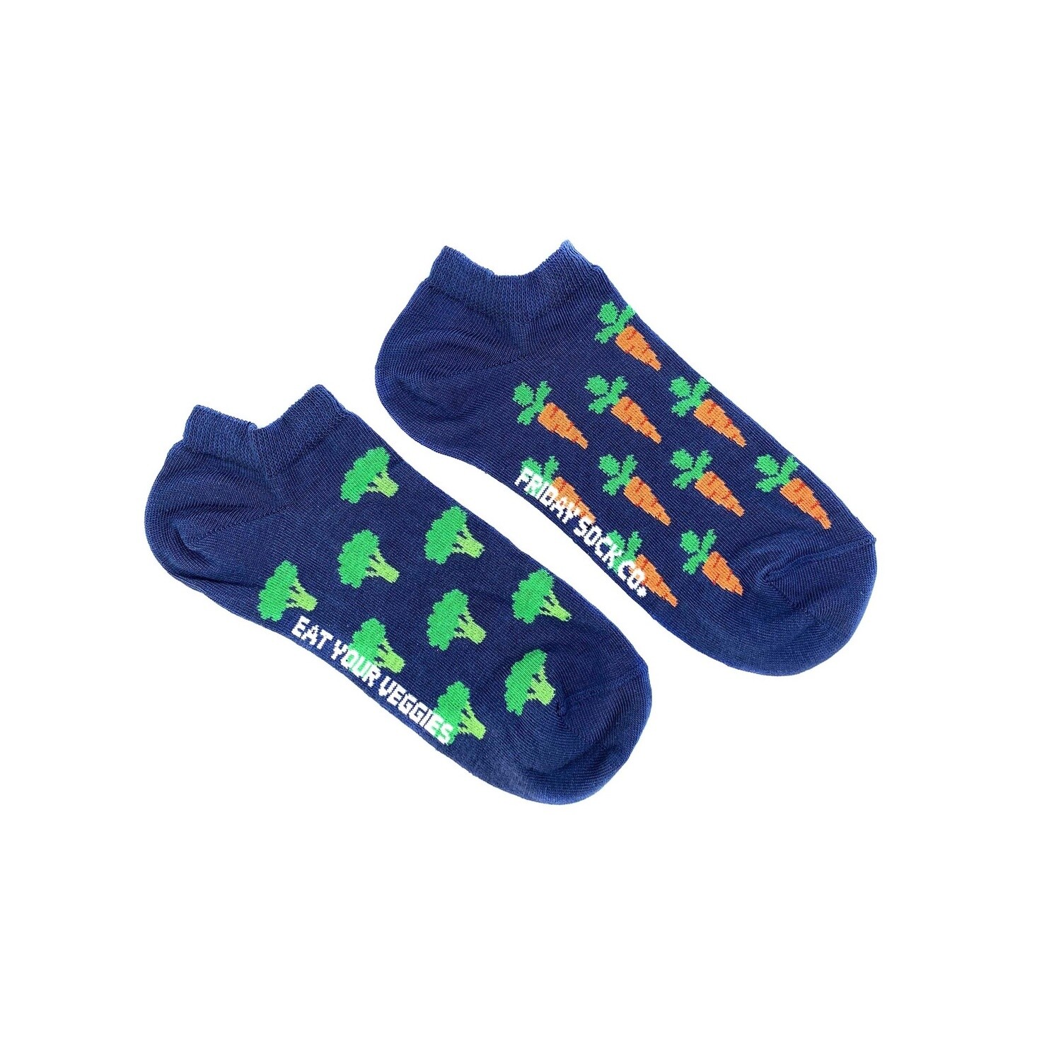 Women&#39;s Broccoli &amp; Carrot Veggie Ankle Socks