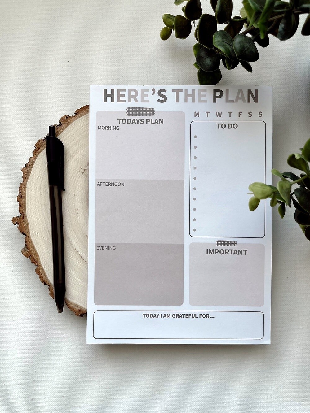 Daily Planner Notepad