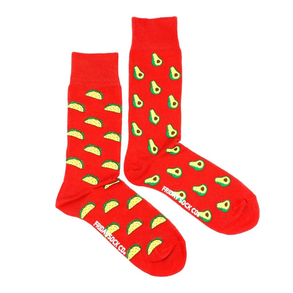 Men&#39;s Avocado &amp; Taco Socks