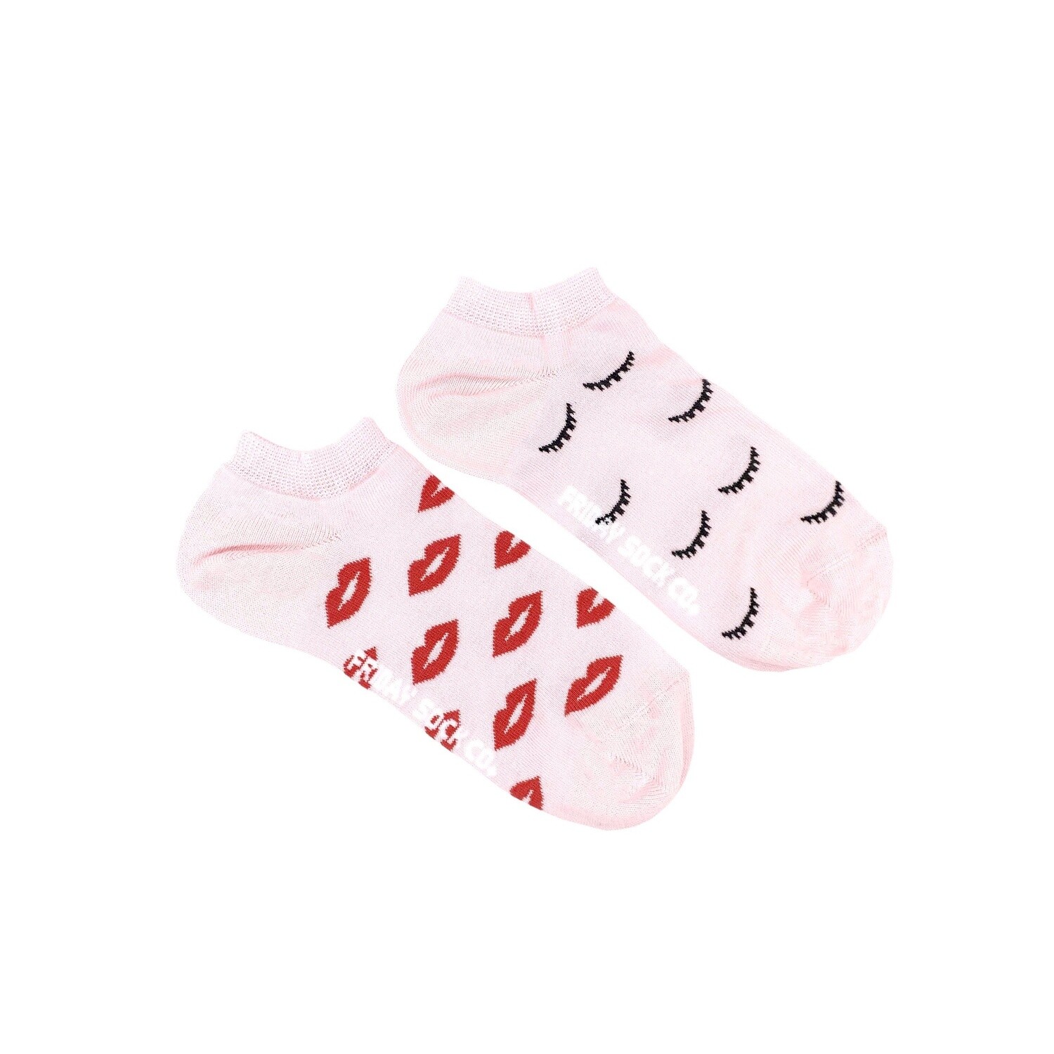 Women&#39;s Lips &amp; Wink Ankle Socks