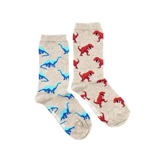 Women&#39;s T-Rex &amp; Brontosaurus Dinosaur Socks