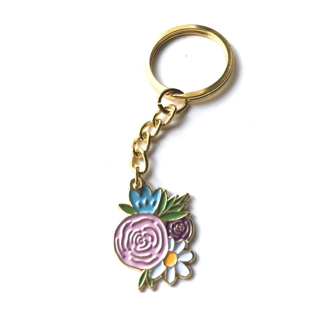 Mini Floral Keychain