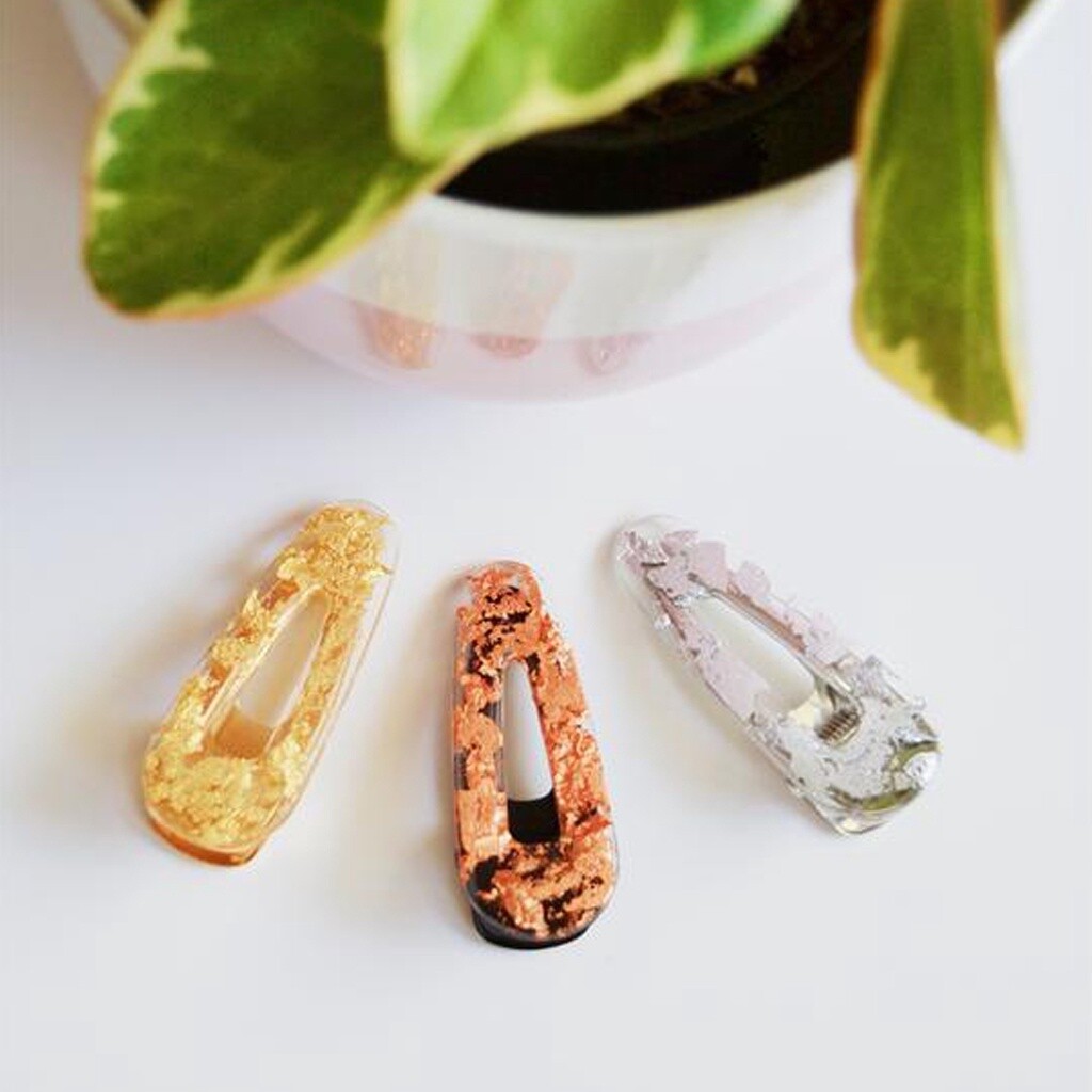 Resin Hair Clips