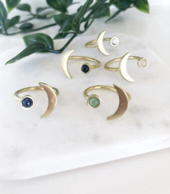 Moon and Small Planet Ring