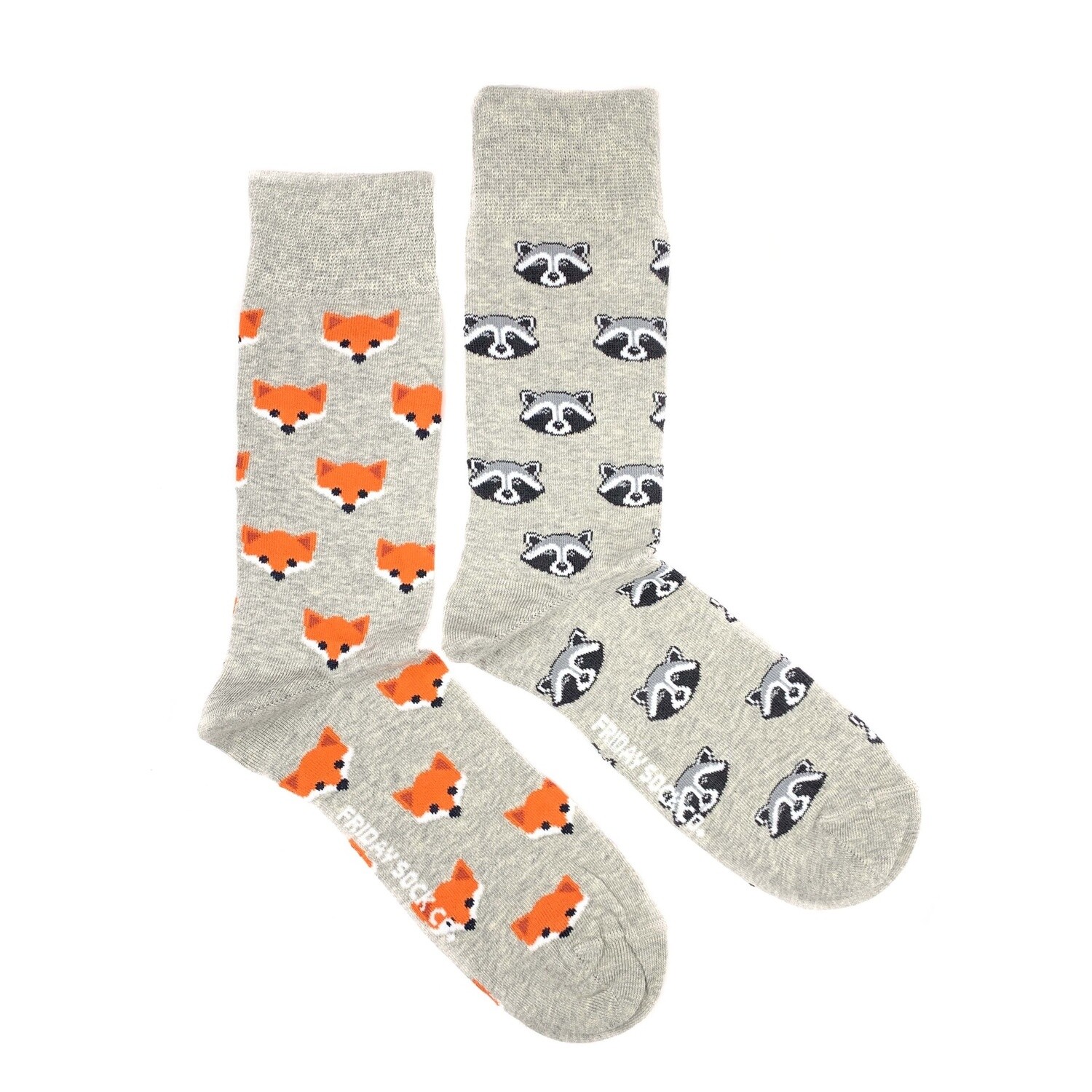 Men&#39;s Fox &amp; Raccoon Socks