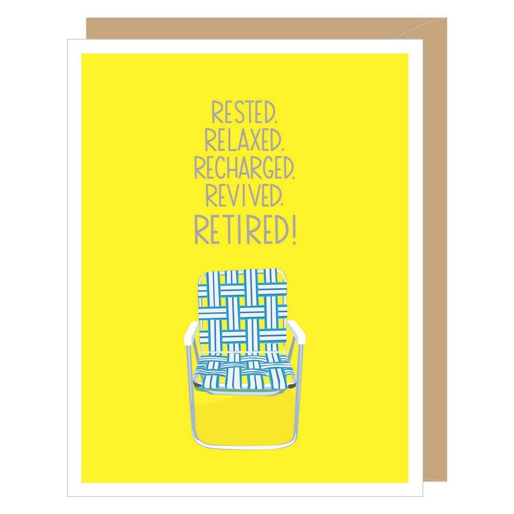 Retired Lawn Chair Card