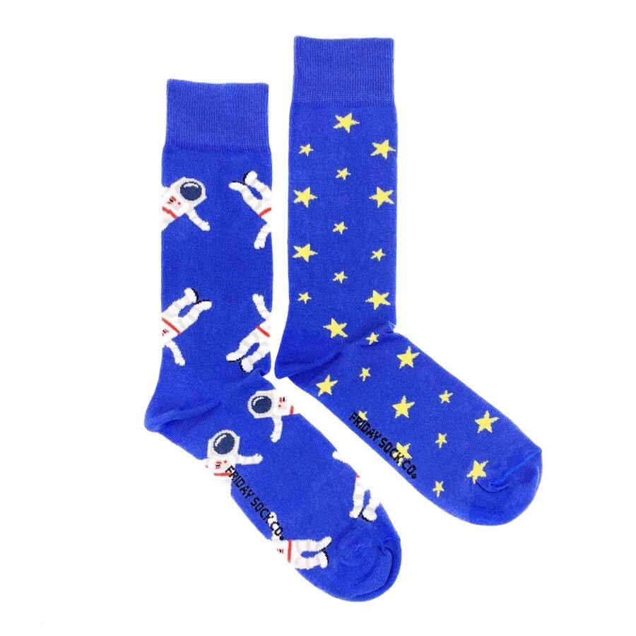 Men&#39;s Astronaut &amp; Star Space Socks