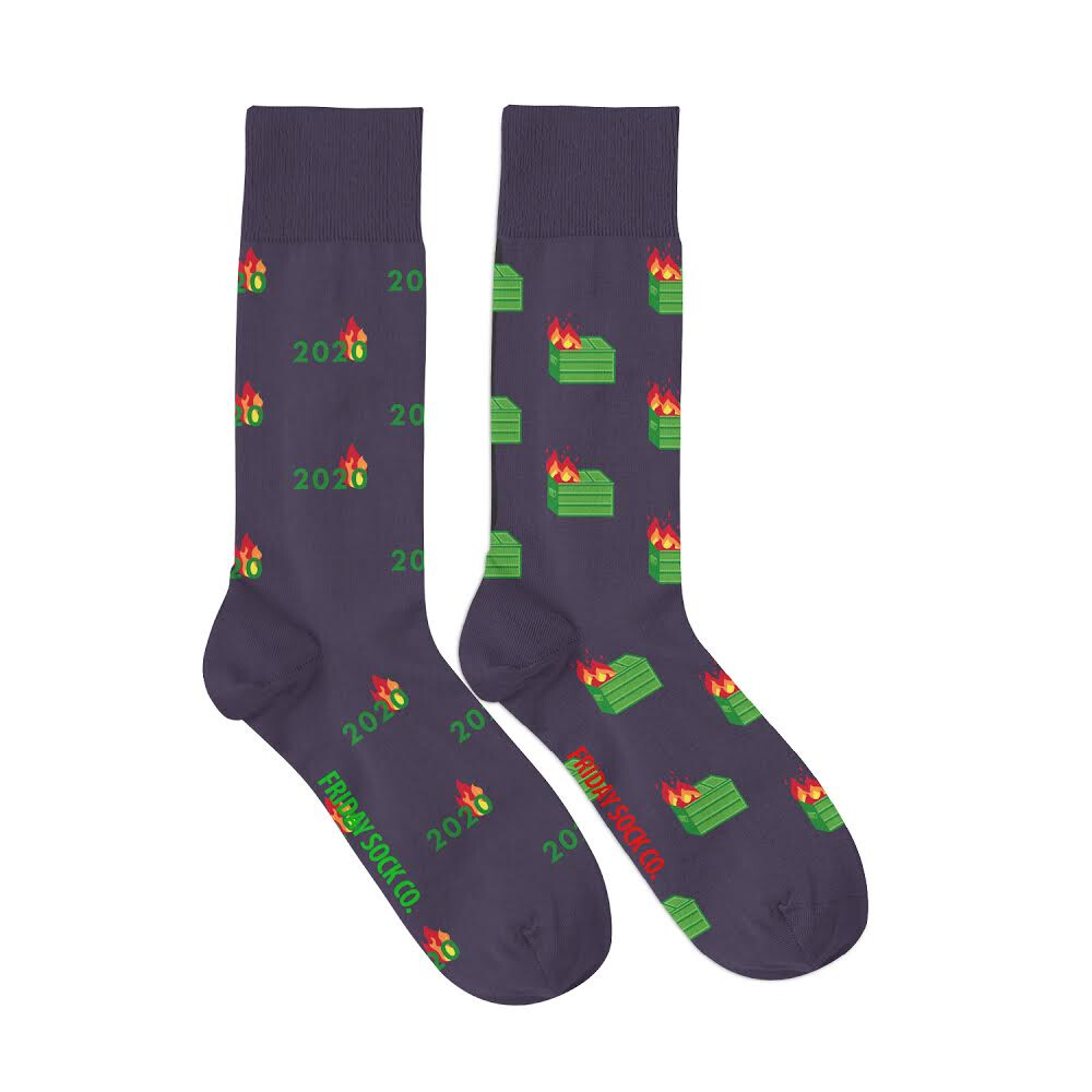Men&#39;s 2020 Dumpster Fire Socks