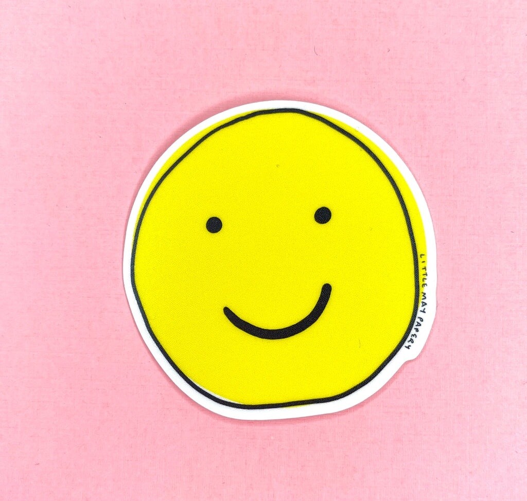 Smile Vinyl Sticker