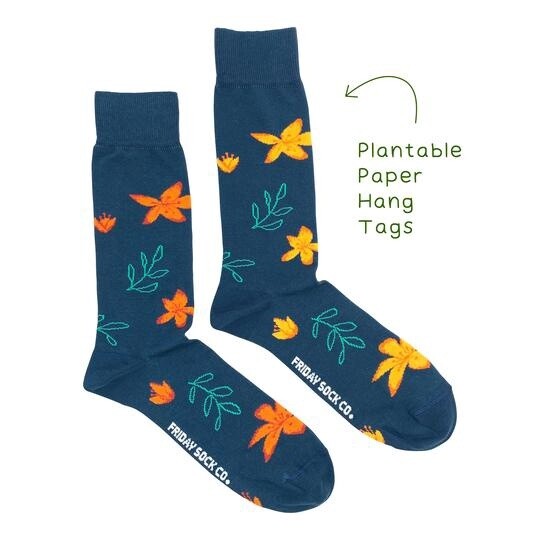 Men&#39;s Tropical Floral Socks