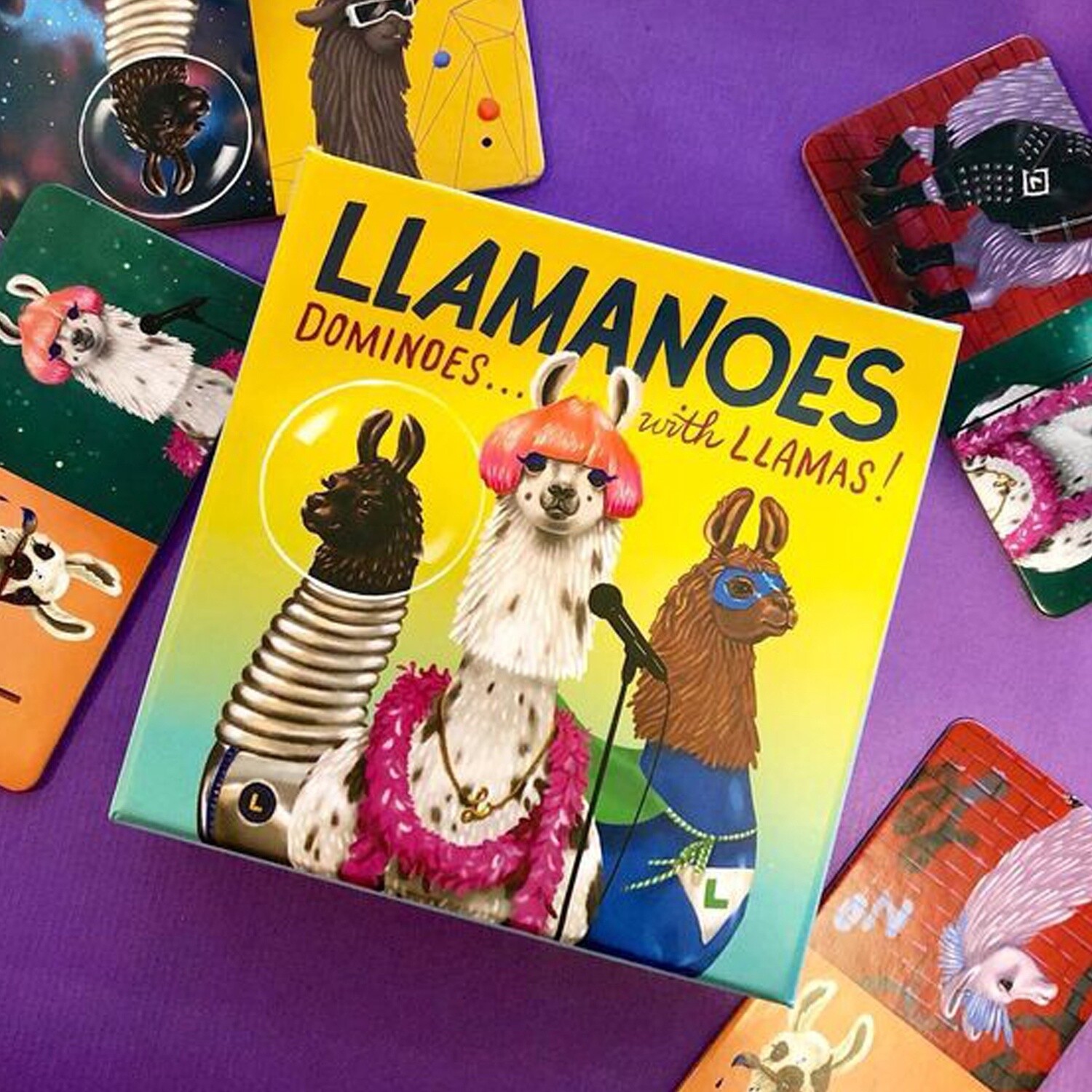 Llamanoes Dominoes . . . with Llamas!