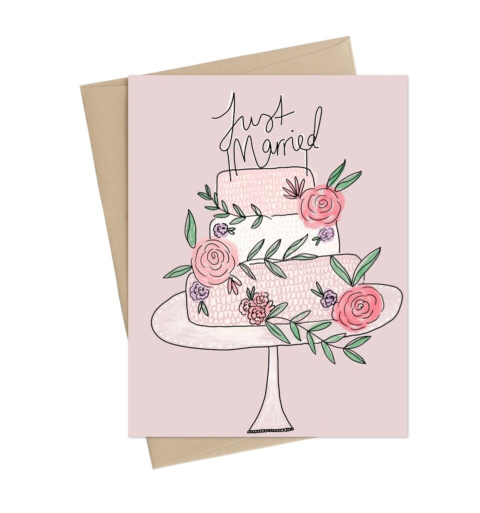 Just Married Cake