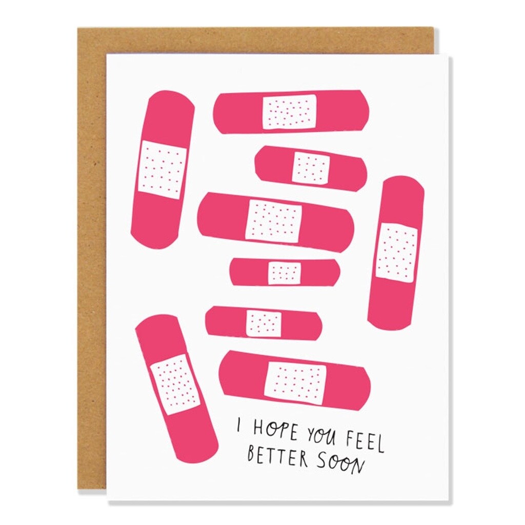 Bandages Feel Better Card