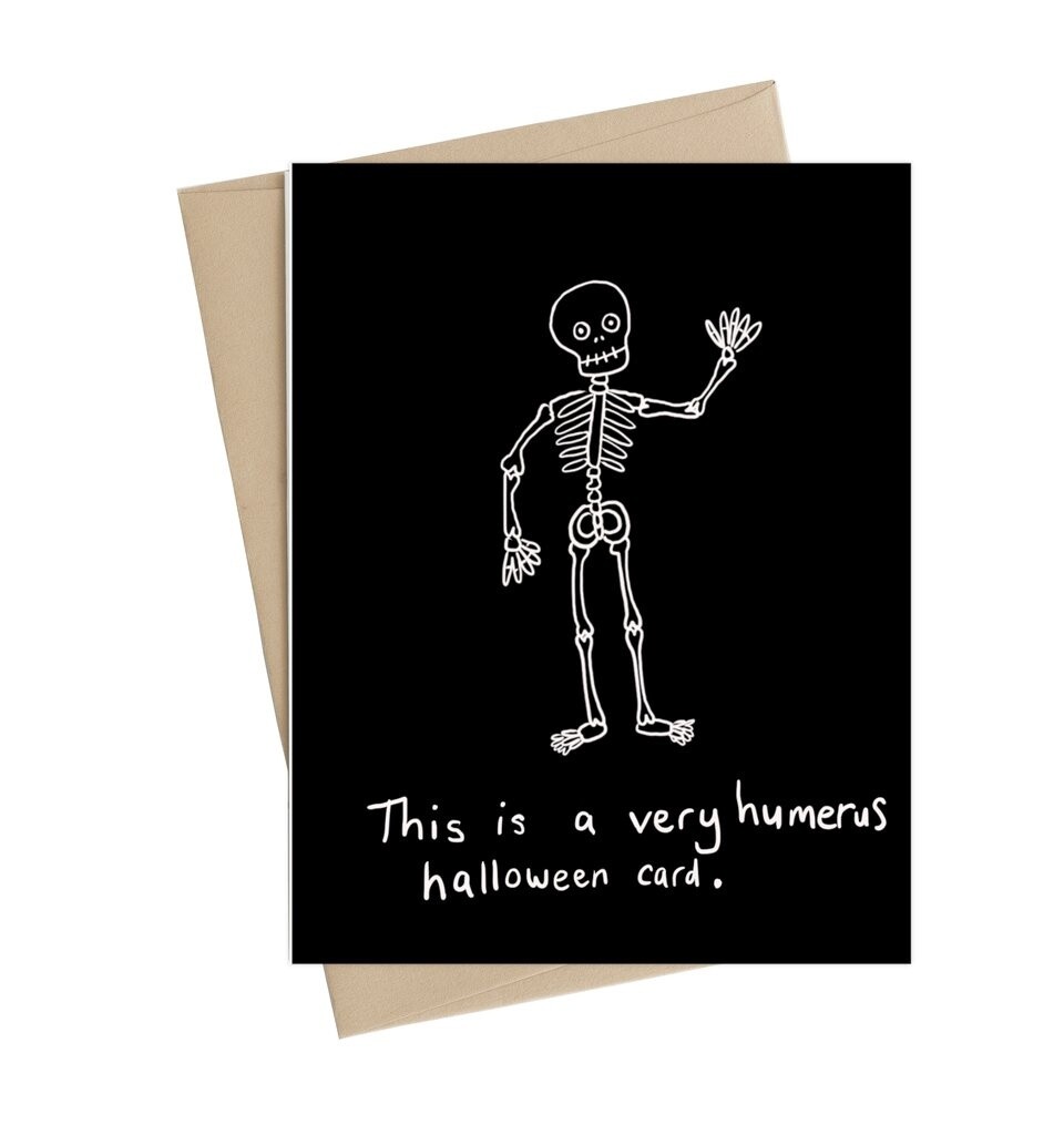 Humerus Halloween Card