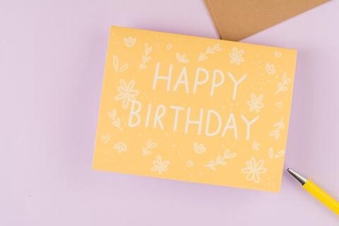 Yellow Flower Bday