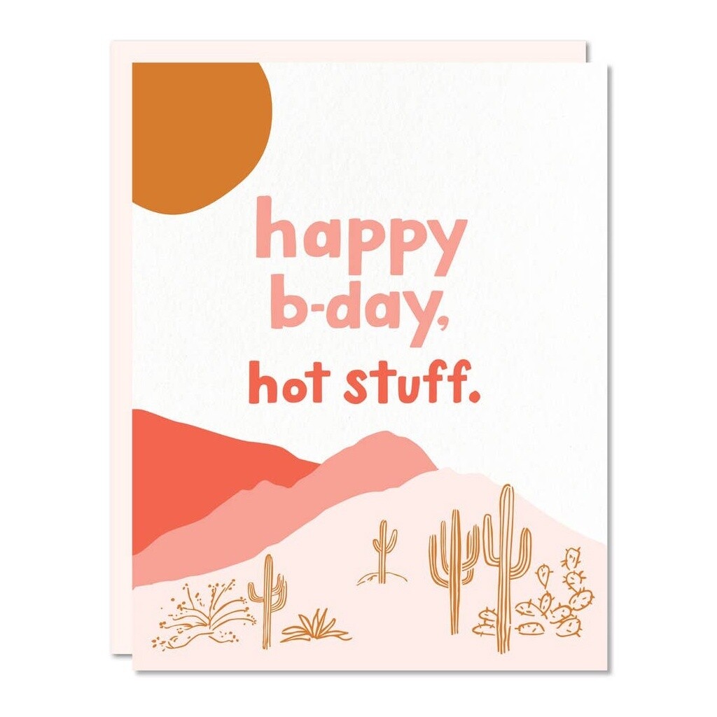 Happy B-day Hot Stuff Card