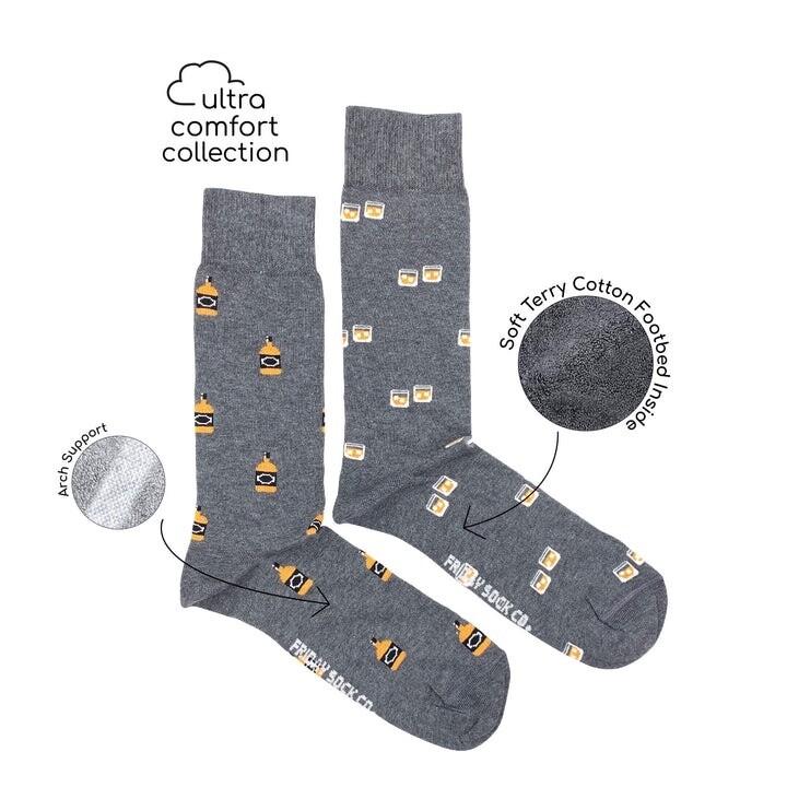 Men&#39;s Ultra Comfort Whiskey Socks