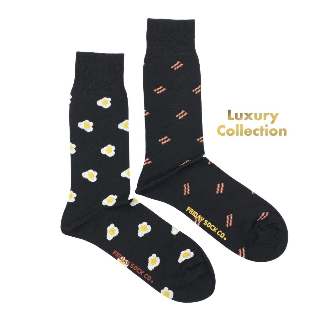 Men&#39;s Luxury Bacon &amp; Egg Socks