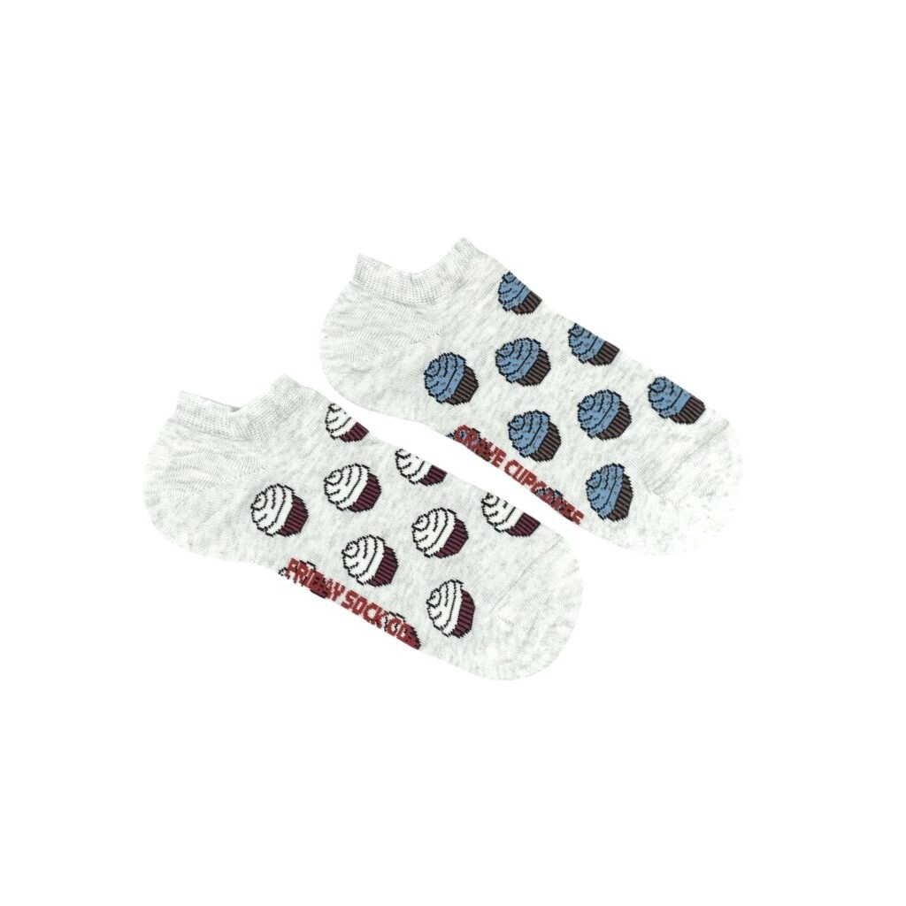 Women&#39;s Grey Crave Cupcake Ankle Socks