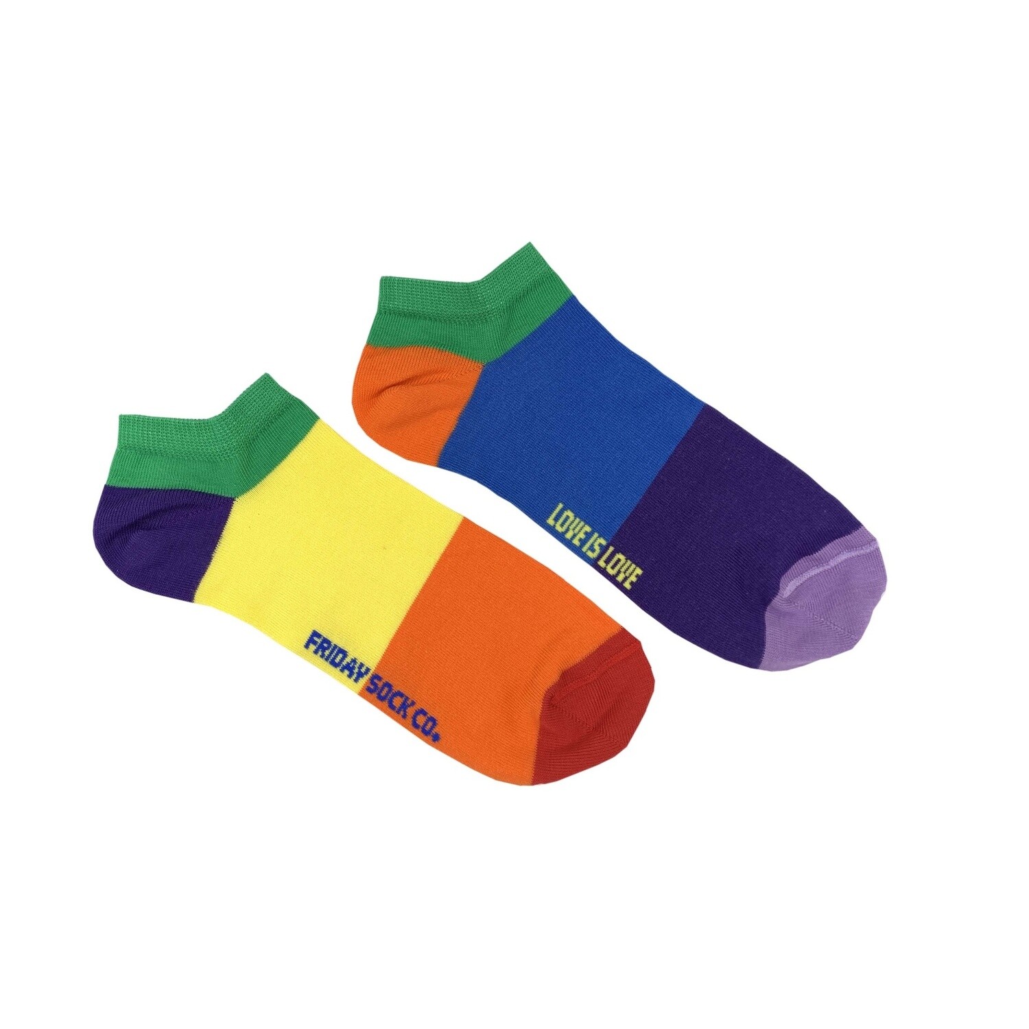 Men&#39;s Love is Love Rainbow Ankle Socks