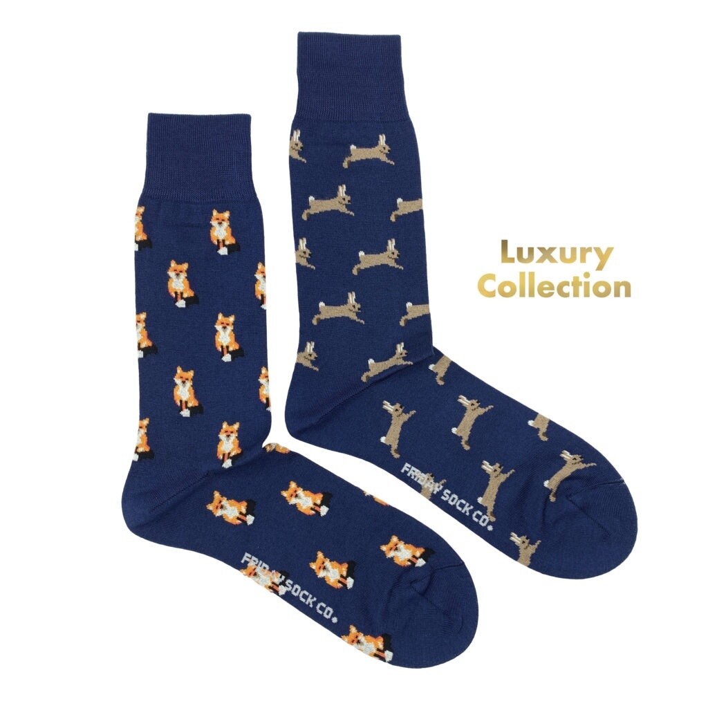 Men&#39;s Luxury Fox &amp; Rabbit Socks