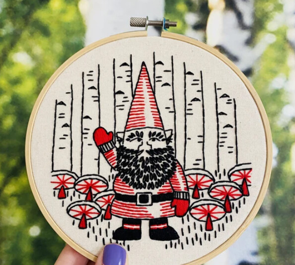 Gnomework Complete Embroidery Kit