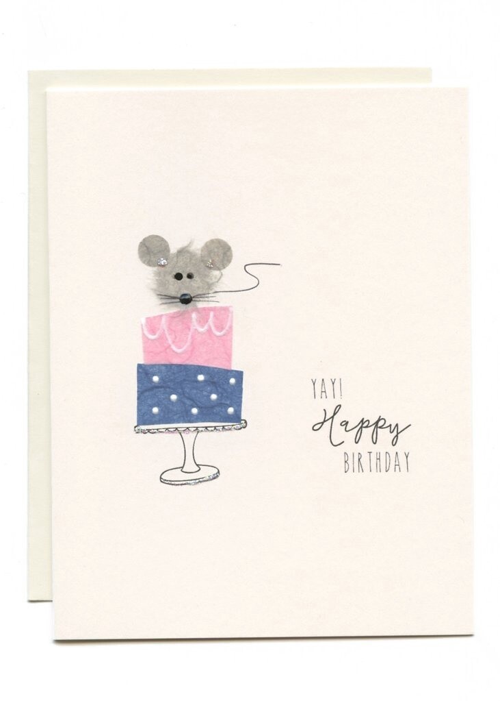 TIERED CAKE WITH MOUSE