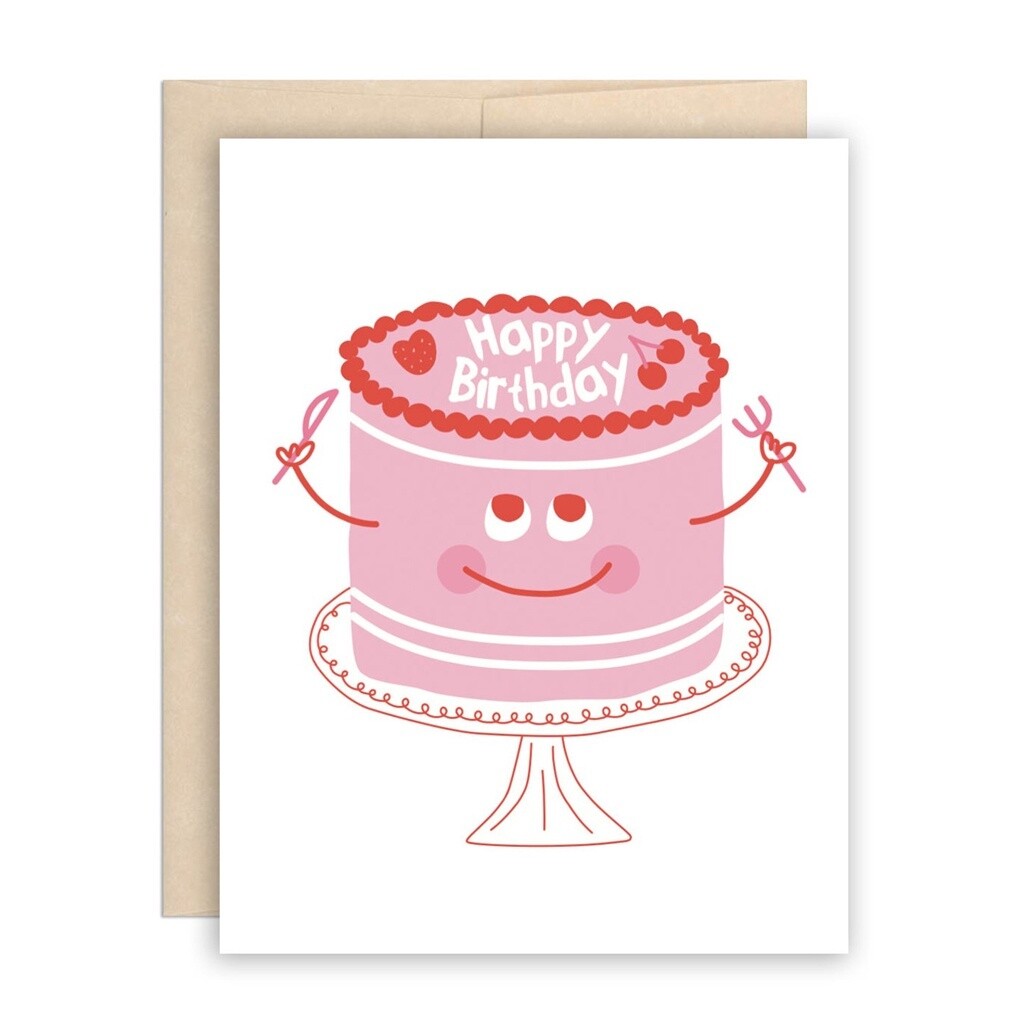 Happy Birthday Cake Card