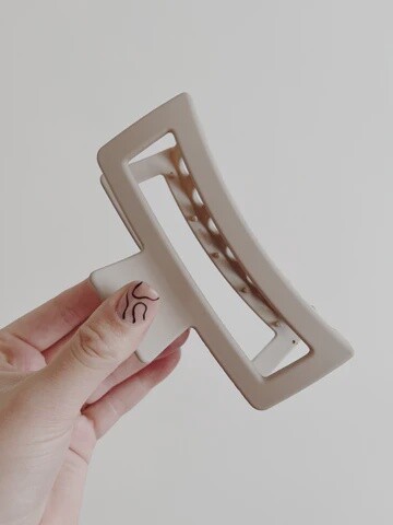 Light Grey Mega XXL Claw Clip