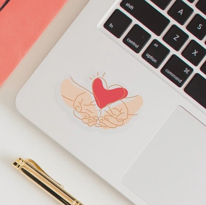 Loving Hands Sticker