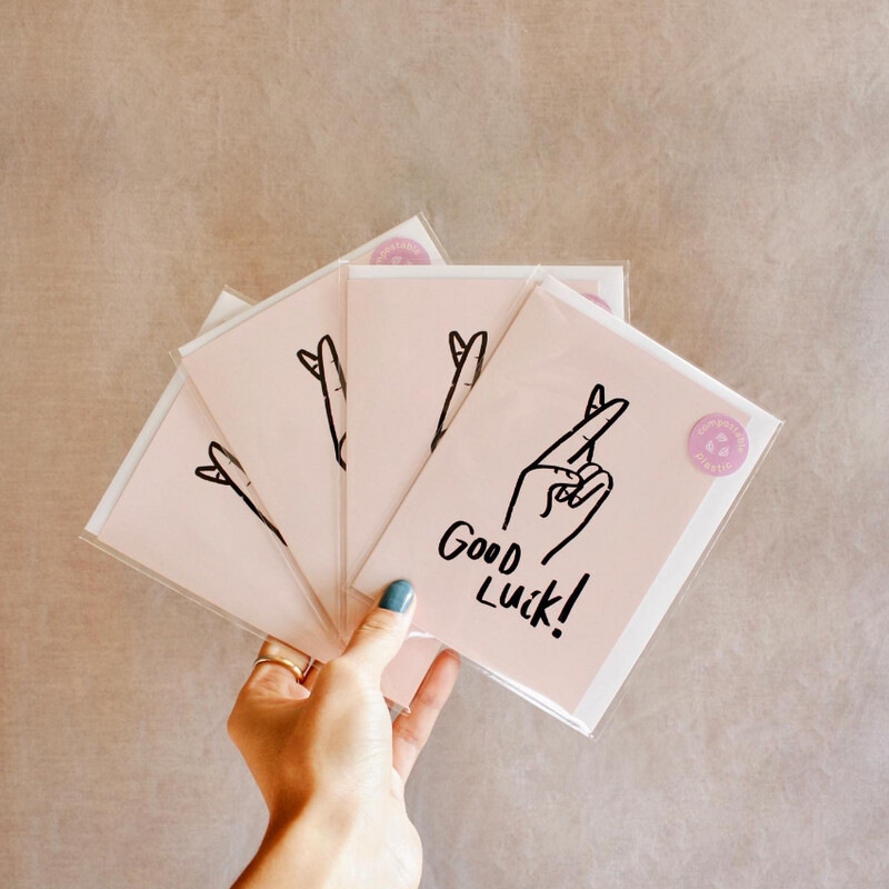 GOOD LUCK! - GREETING CARD