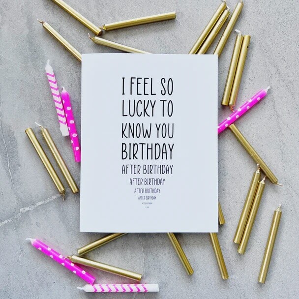 I Feel So Lucky to Know You