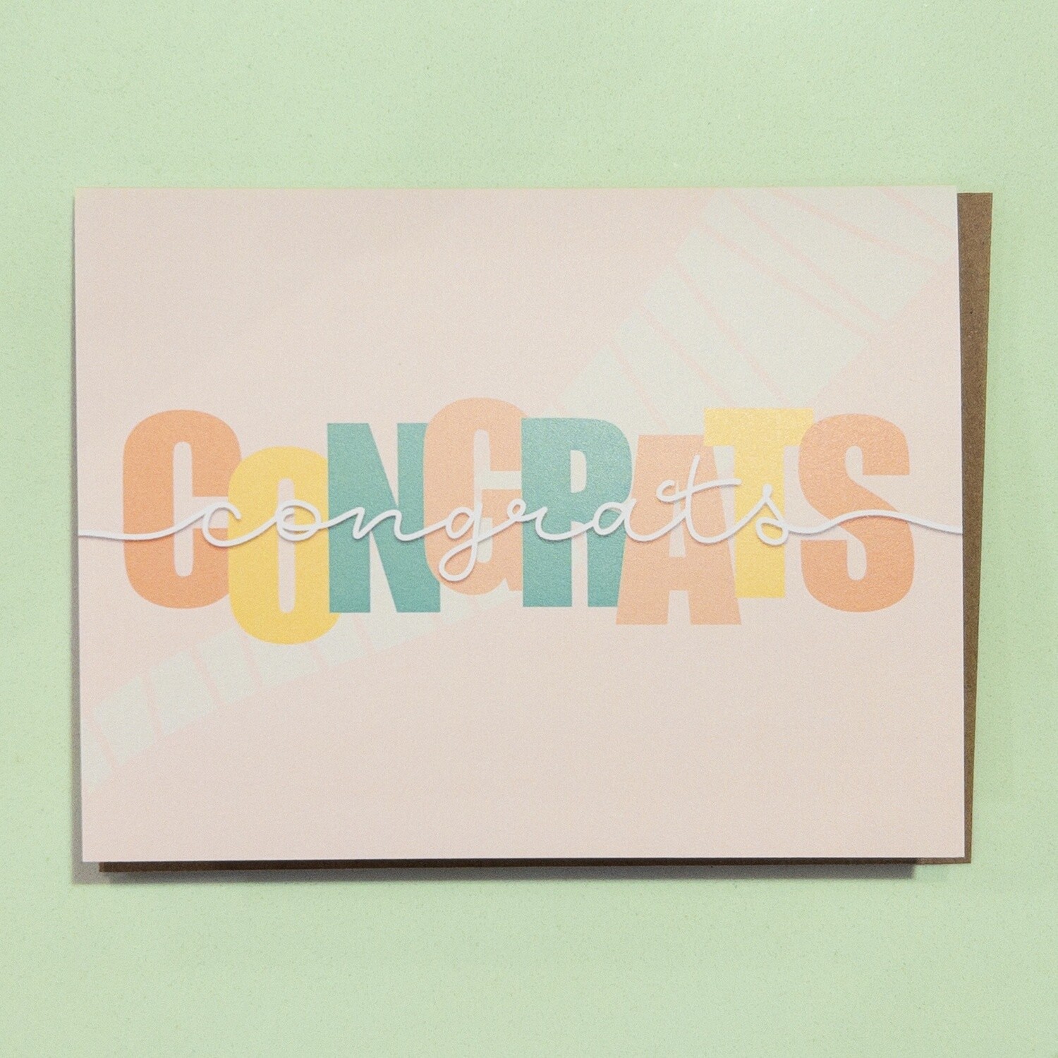 Congrats Multi Greeting Card