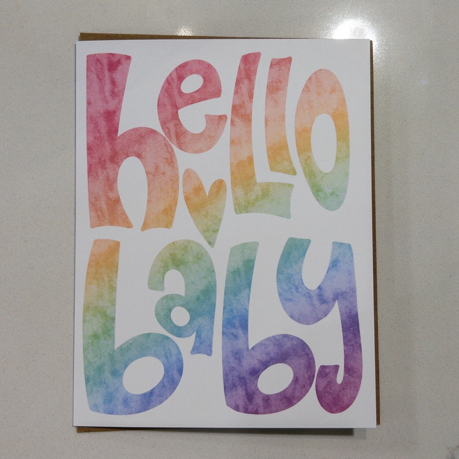 Hello Baby Greeting Card