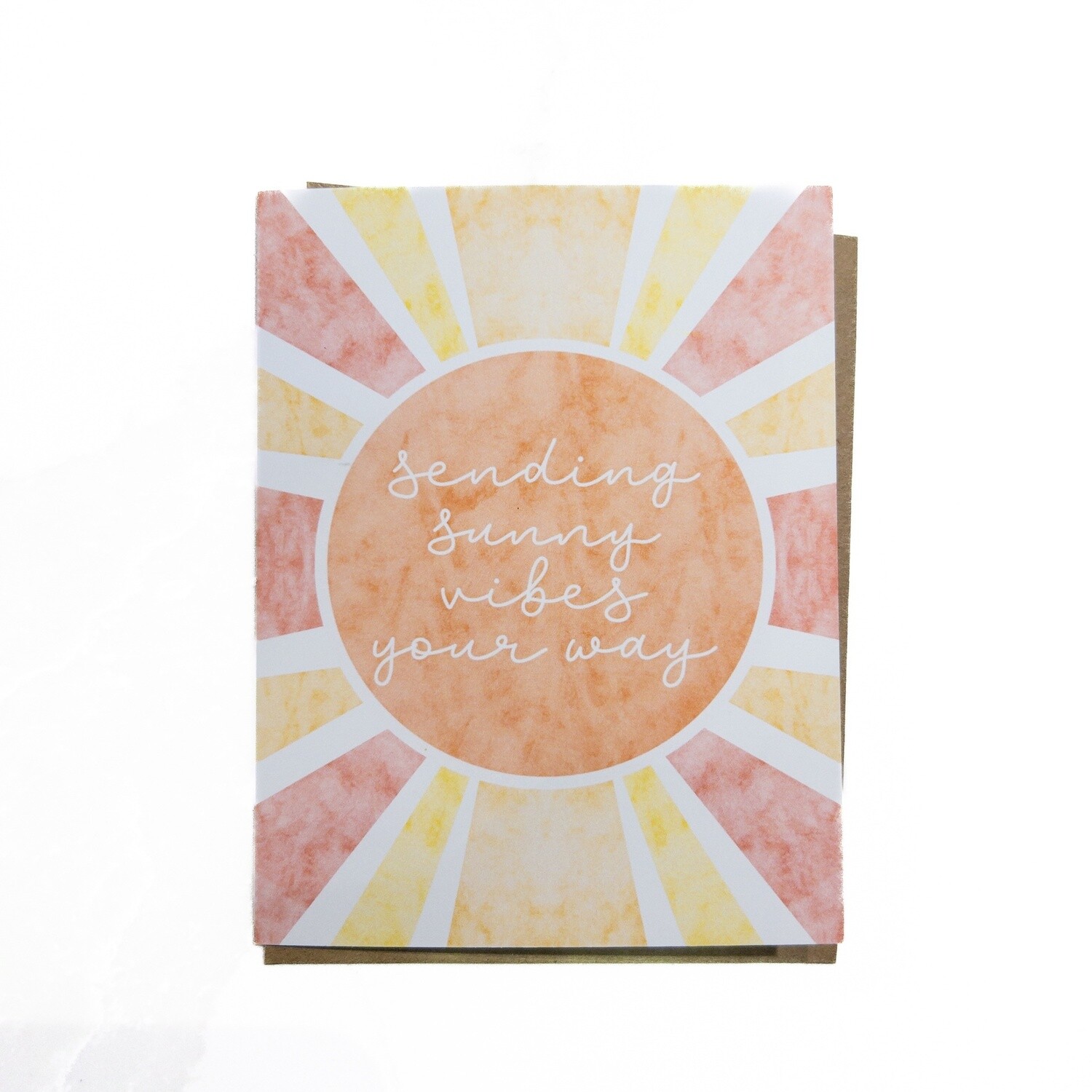 Sunny Vibes Greeting Card