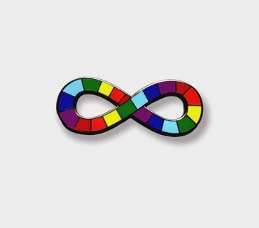 Neuro Diversity Pride Regular Size Pin
