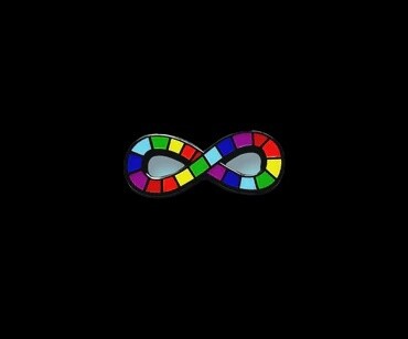 Neuro Diversity Pride Keychain