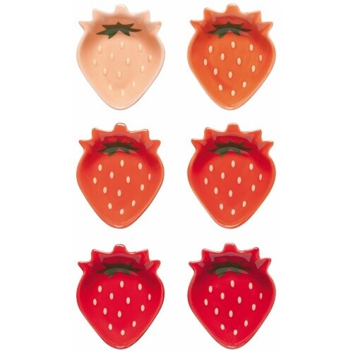Berry Sweet Shaped Pinch Bowls Set of 6