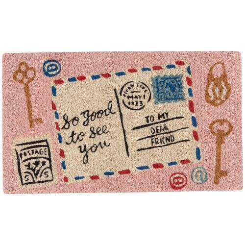 Finders Keepers Coir Printed Doormat