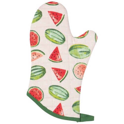 Watermelon Quilted Oven Mitt