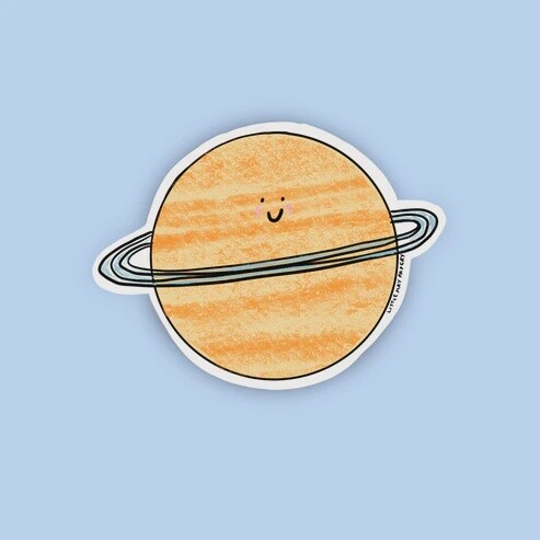 Saturn Vinyl Sticker